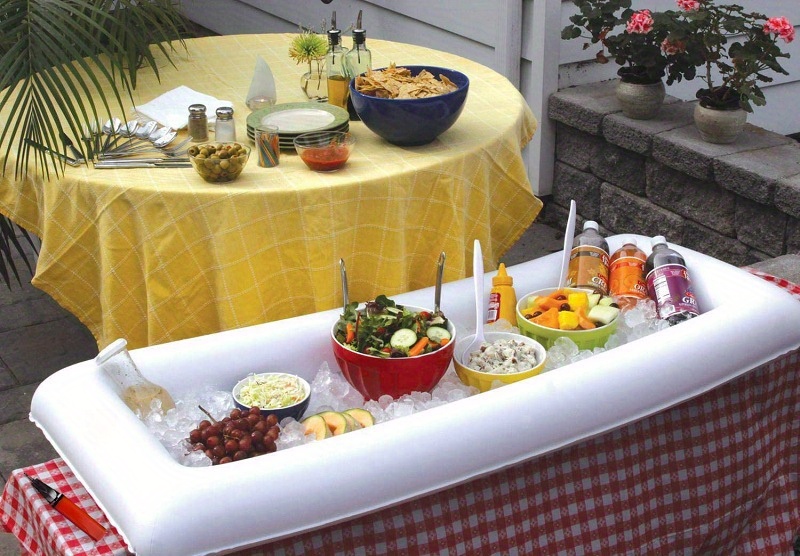 Inflatable Serving Bar Perfect For Bbqs Picnics And Pool - Temu