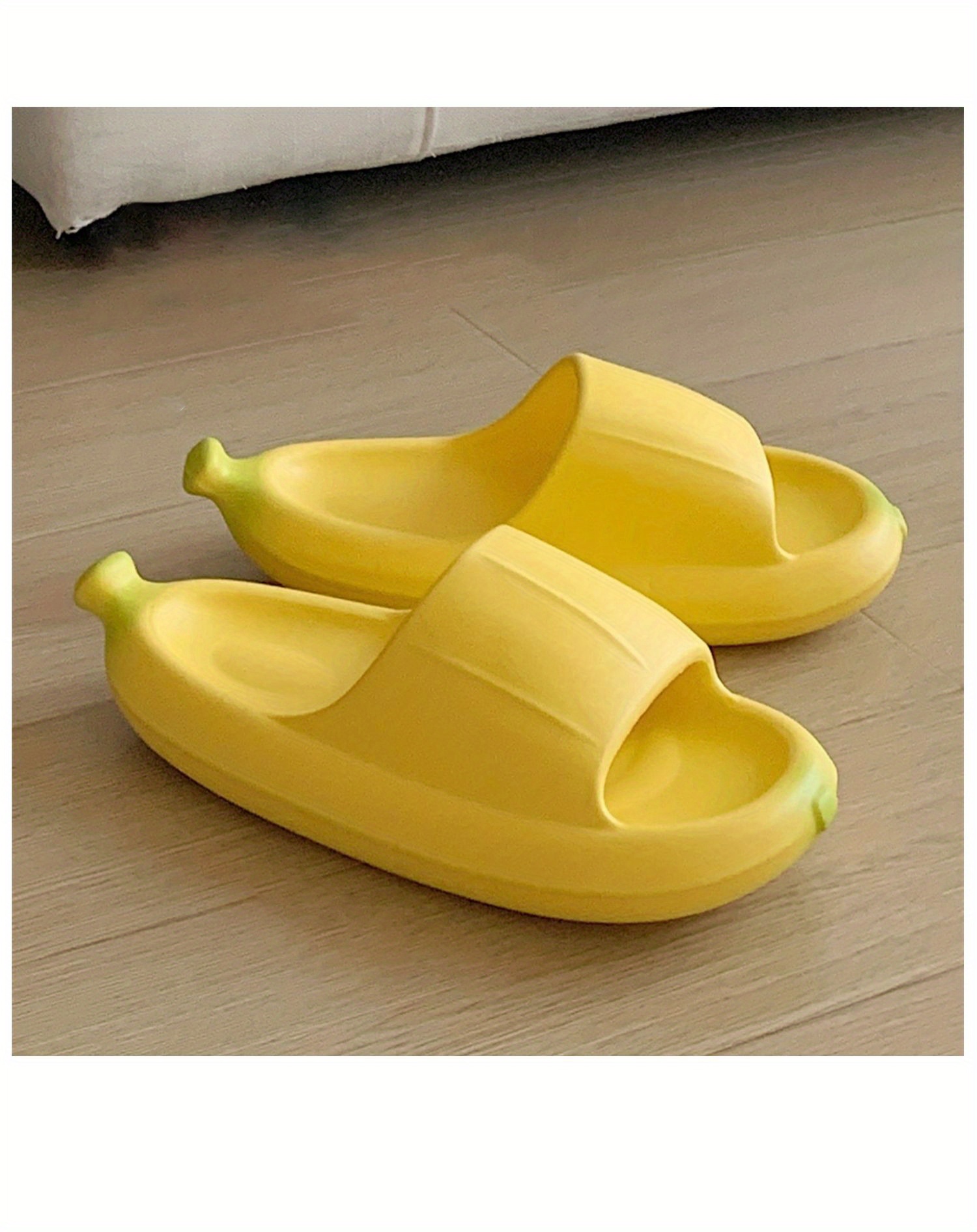 Summer Anti-slip Cute Cartoon Sandals Banana Slippers for Women Men