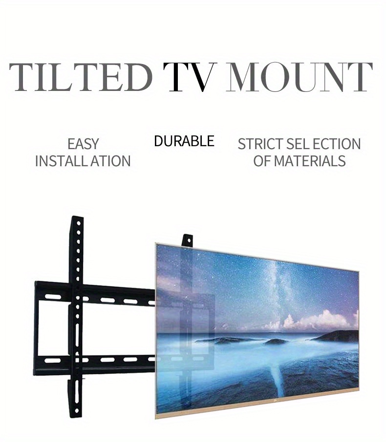 Universal 14" Tv Bracket Household Use Adjustable Tilt 15 Temu