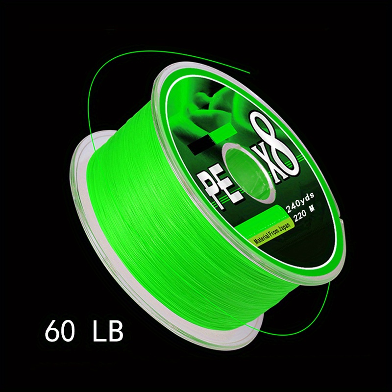 8 Strand Braided Fishing Line - Longer Casting, Fade Resistant - Freshwater  and Saltwater