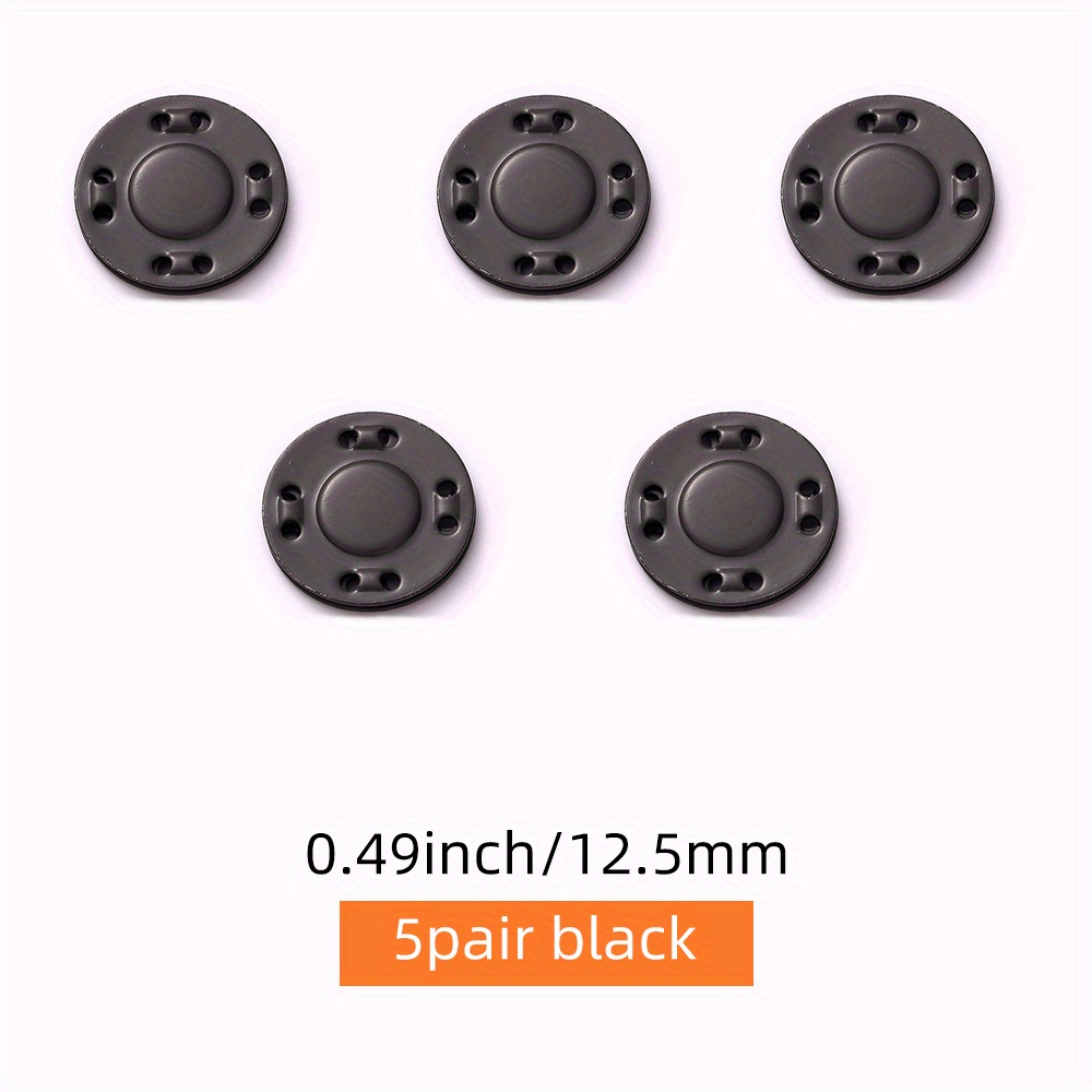 2 Pairs Magnetic Buttons, Concealed Clothes Buttons, Button Snap Buttons,  Clothing Sewing Accessories