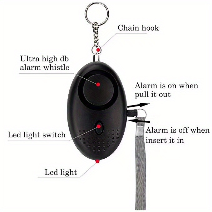 Safety Keychain Set Self defense Keychain Accessories No Temu