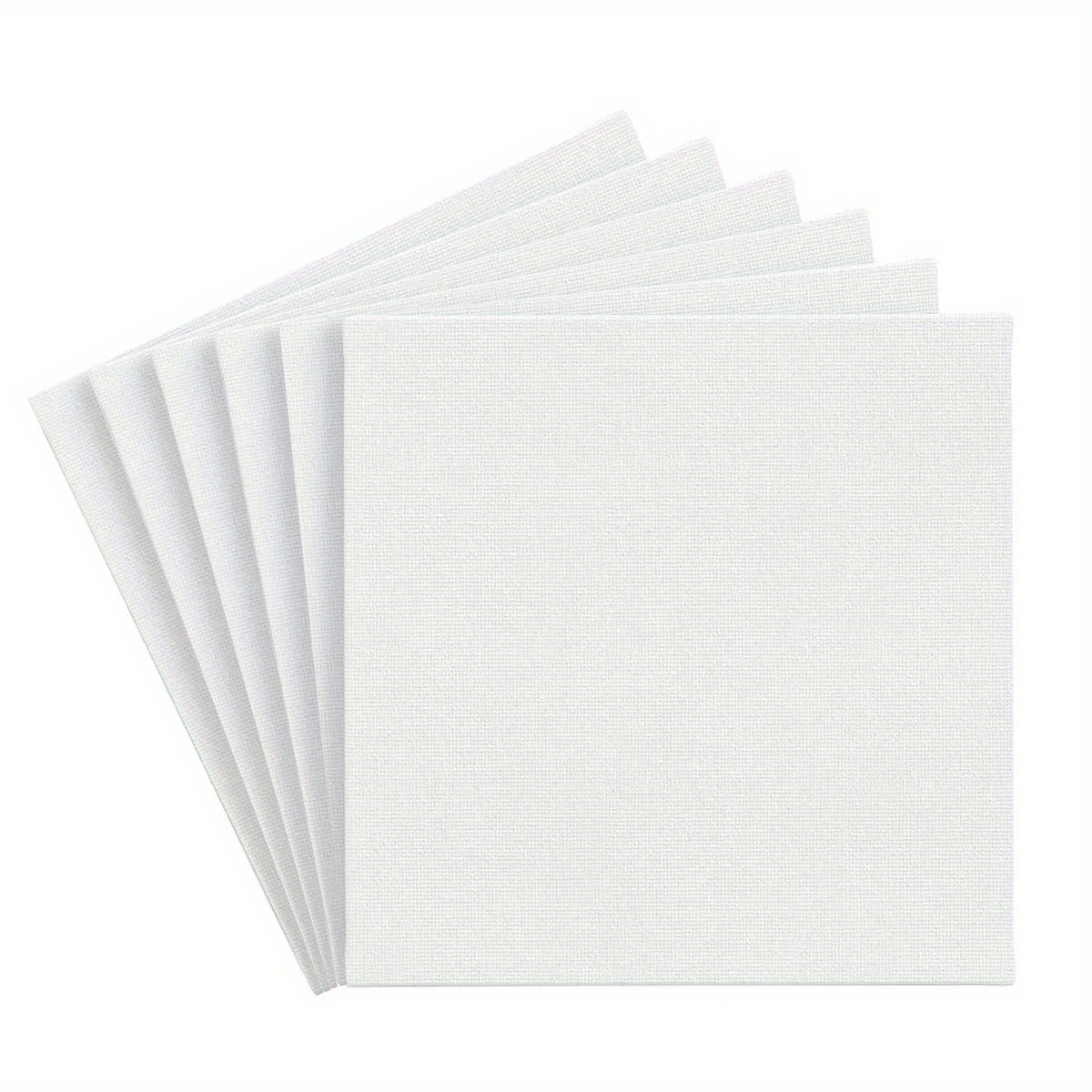 16PCS Blank Painting Canvas White Paper Card Board Watercolor DIY Homemade  Art