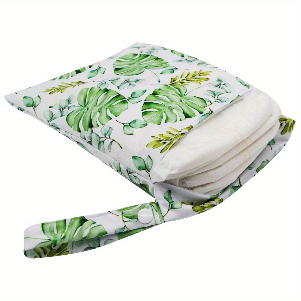 1pc banana leaf print reusable wet bag 20 25cm small amp amp reusable   groceries amp amp other essentials details 4