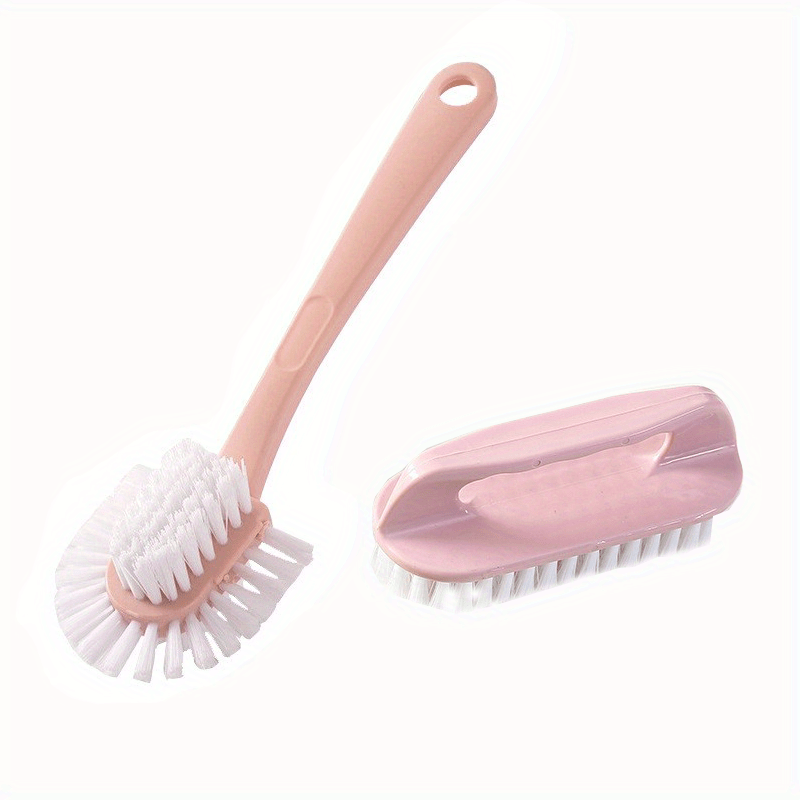 Scrubbing Brush, Hard Bristle Laundry Clothes Shoes Scrub Brush, Plastic Cleaning  Brush For Kitchen Bathroom - Temu