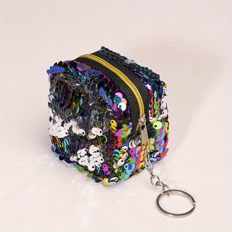 Girls Sequin Coin Purse Mini Wallet Small Storage Bag