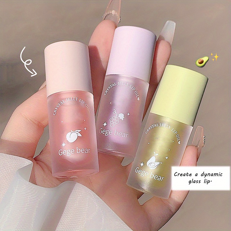 gg water feeling crystal clear jelly lip oil moisturizing and hydrating prevent lip wrinkle jelly lip gloss lip care anti crack details 3