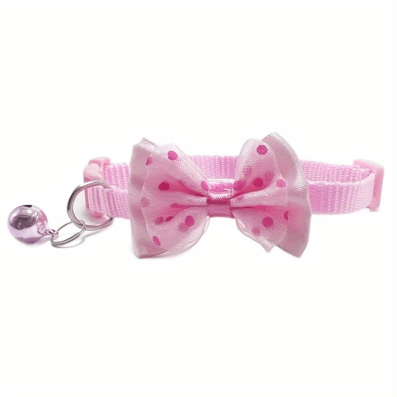 GiGi Bow Tie Dog Collar And Leash Set