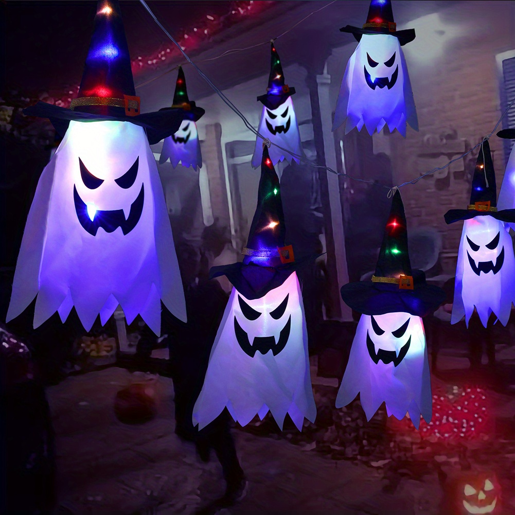 1pc wizard hat halloween led light decoration holiday room decoration outdoor decoration yard decoration fathers day gift for hotel catering event holding details 4