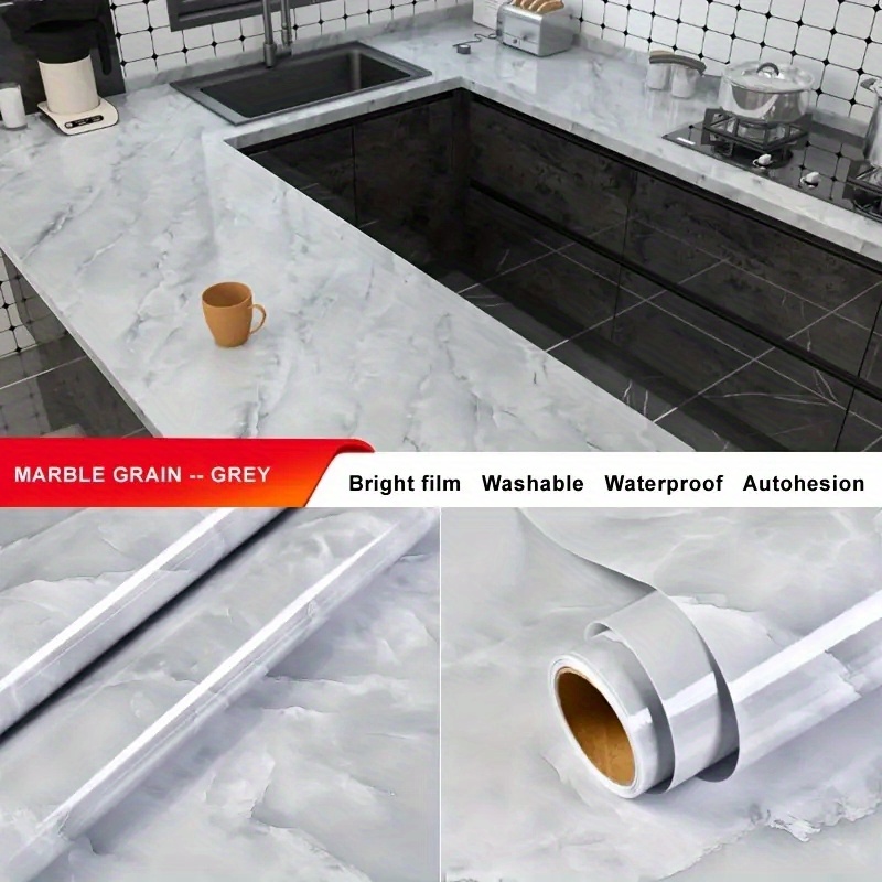 Upgrade Kitchen Oil Heat resistant Marble Countertop Contact Temu