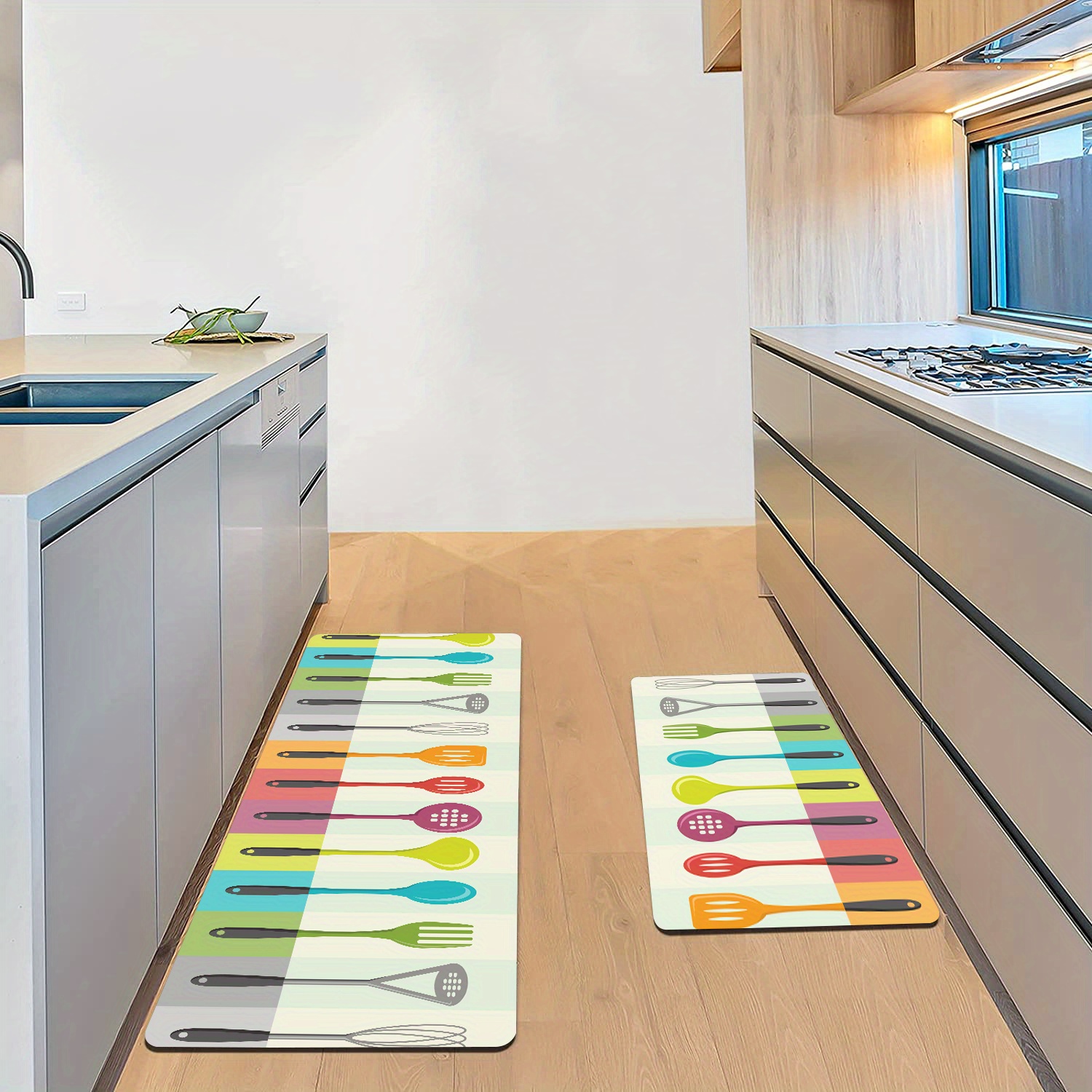 Multicolor Tableware Printing Kitchen Rug Coffee Patterned Temu Australia