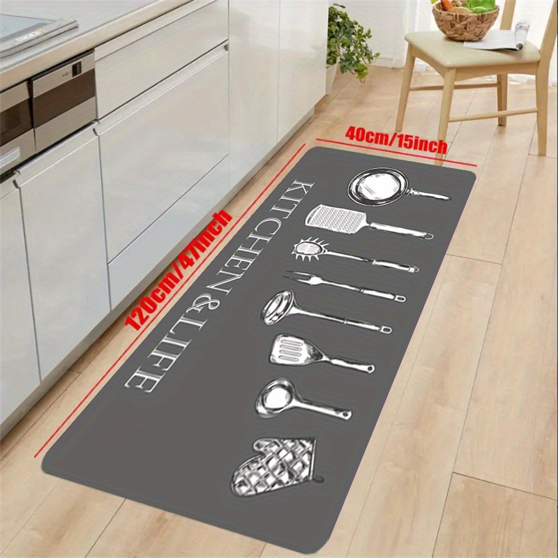 Anti-fatigue Kitchen Mat Rubber Rugs Waterproof 31'' X 18