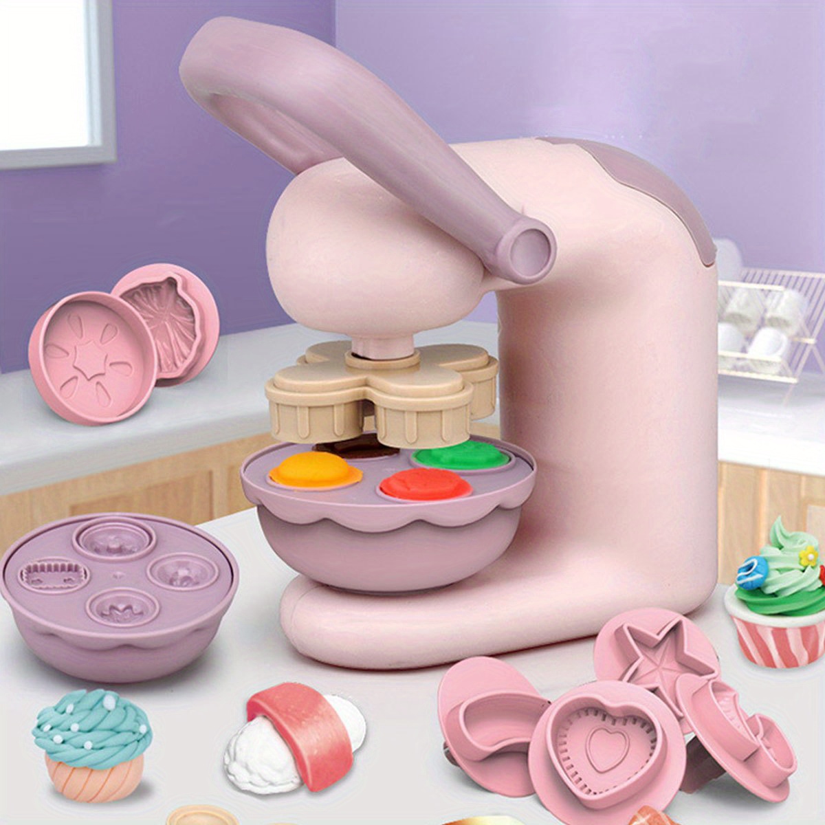 Bricolage Pour Enfants Coloré Pâte À Modeler Simulation Crème Glacée  Hamburger Moule Chef Paly Maison Ensemble Doutils, Maternelle Jouets  Éducatifs Interactifs Cadeau Pour Les Enfants, Achetez Plus, Économisez  Plus