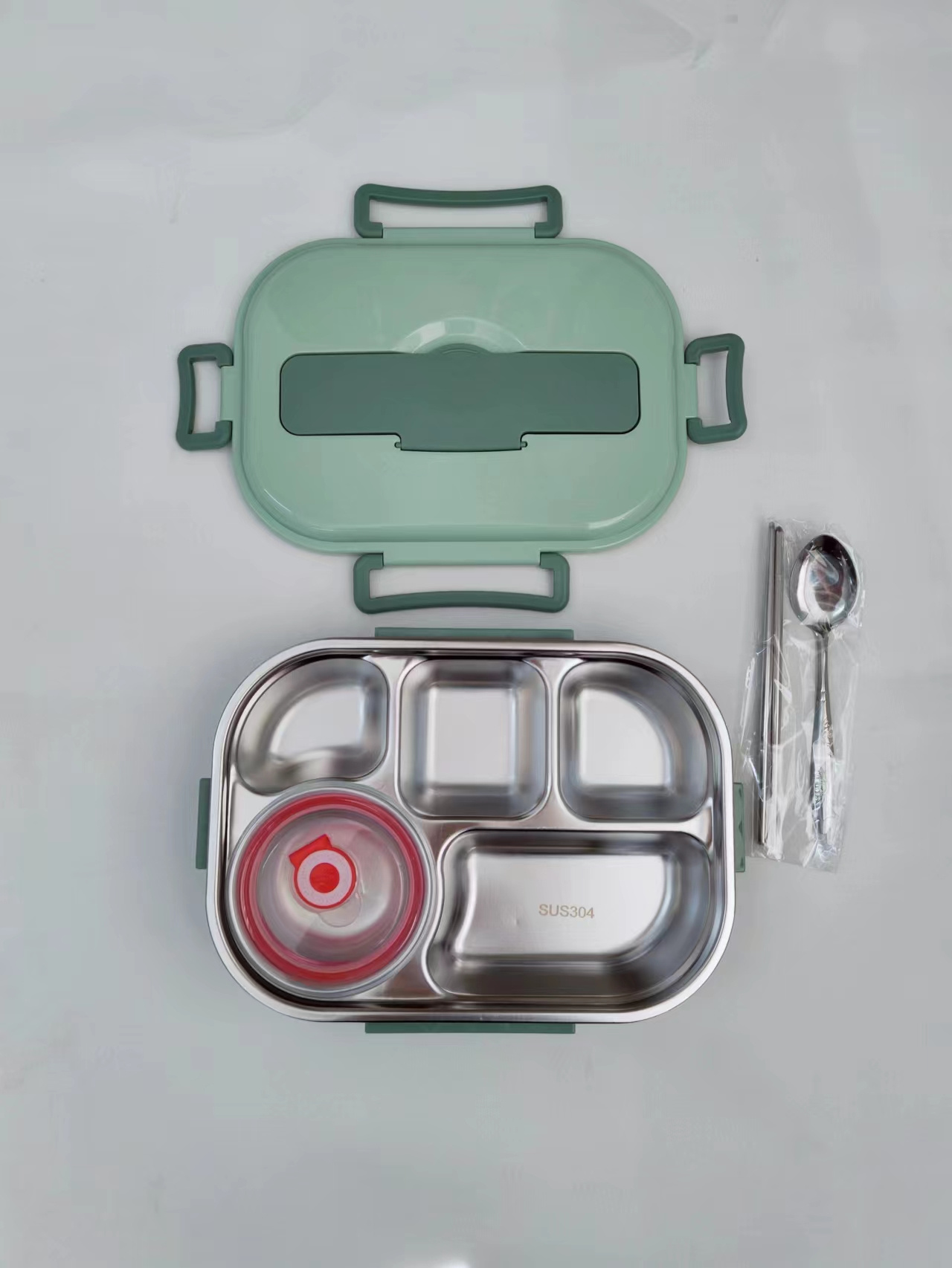 304 Stainless Steel Insulated Lunch Box Compartments Large Temu