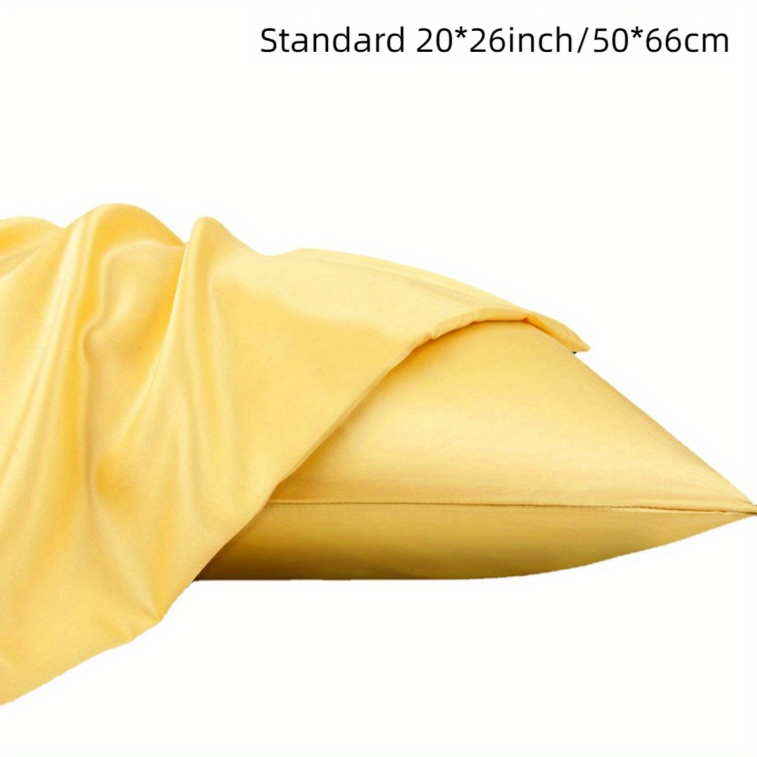 Luxury Satin Pillowcase for Hair and Skin - Satin Pillow case with Zipper