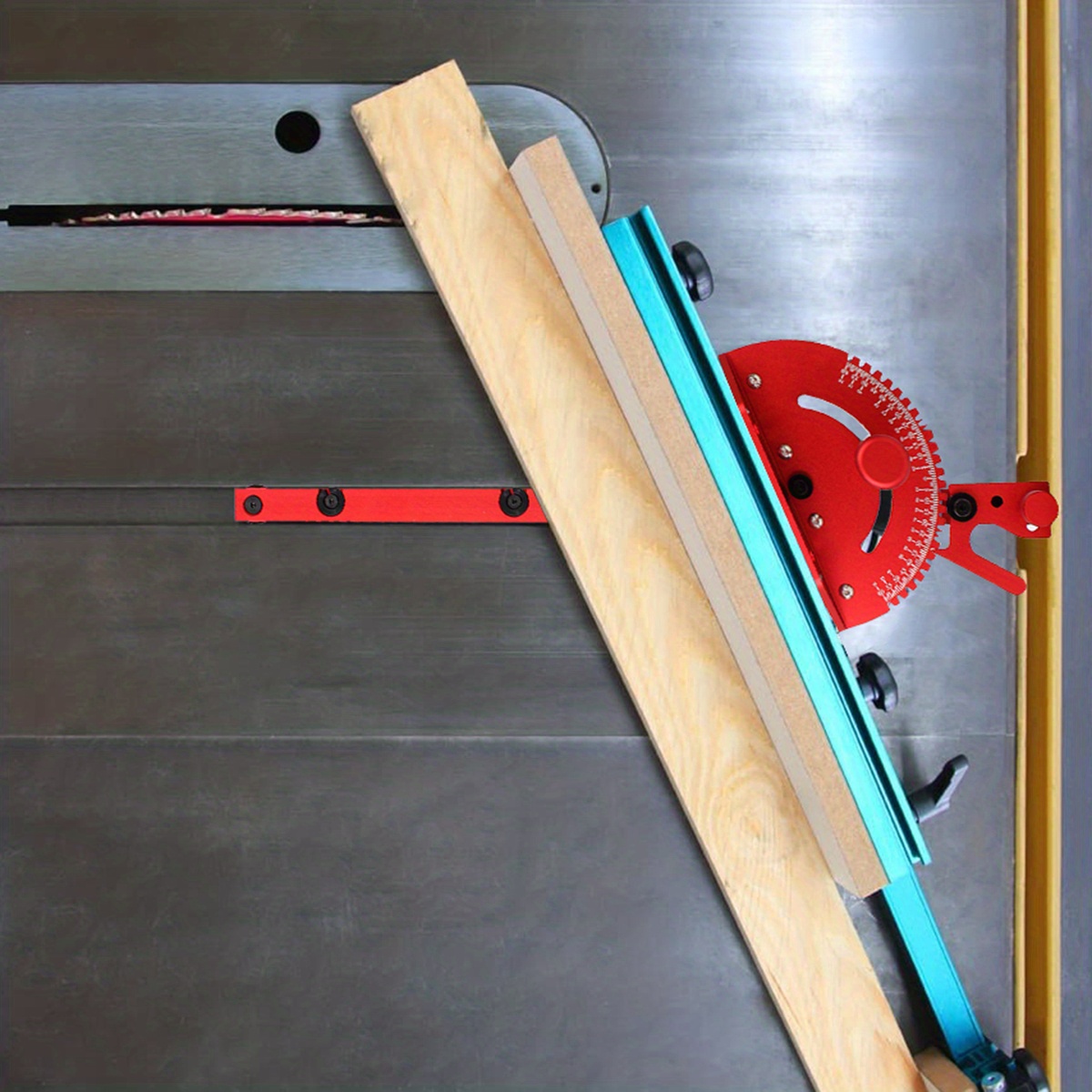 Upgrade Woodworking Miter Gauge Brass Handle Perfect Table Temu