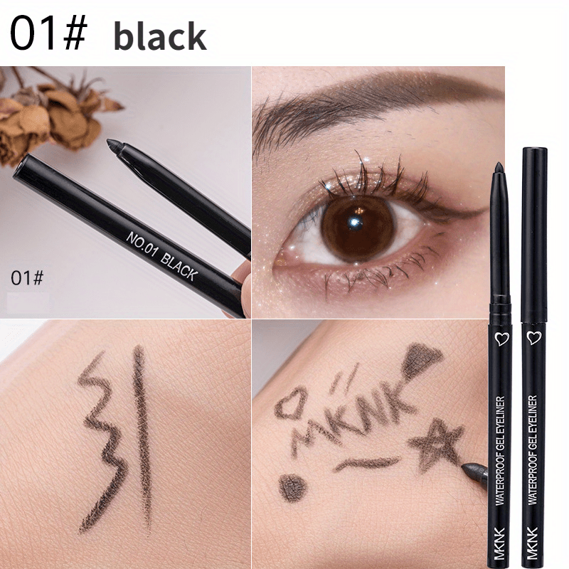 Waterproof Red Brown Eyeliner Pen Matte Long Lasting Makeup