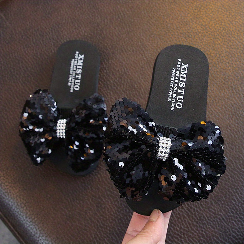 Sequin bow online slides