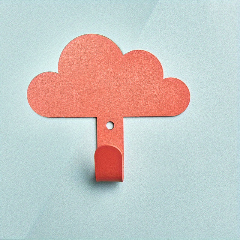 colorful cloud shaped hooks no drill Temu