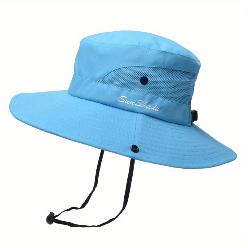 Stay Cool Stylish: Letter Print Breathable Bucket Hat - Temu