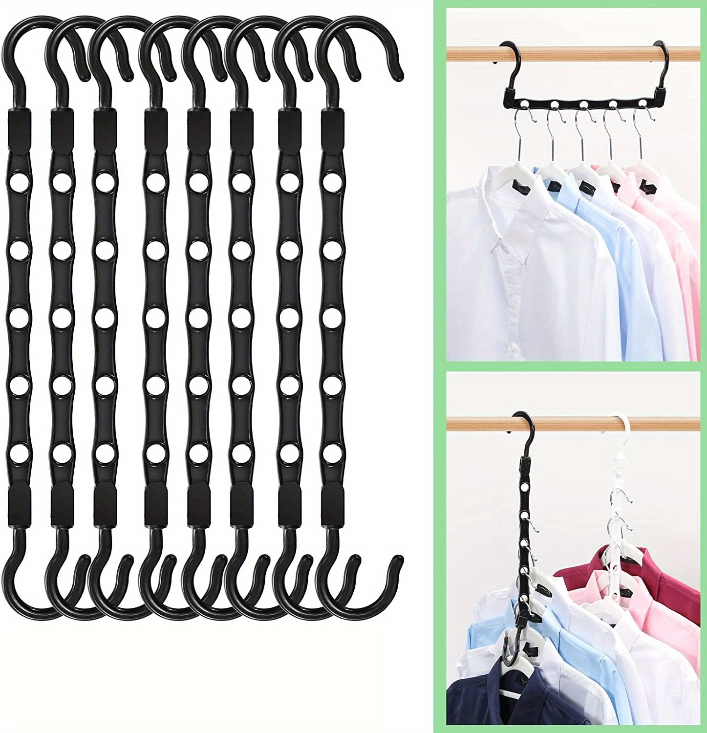 Heavy Duty Closet Hangers Space Saving Organization Perfect Temu