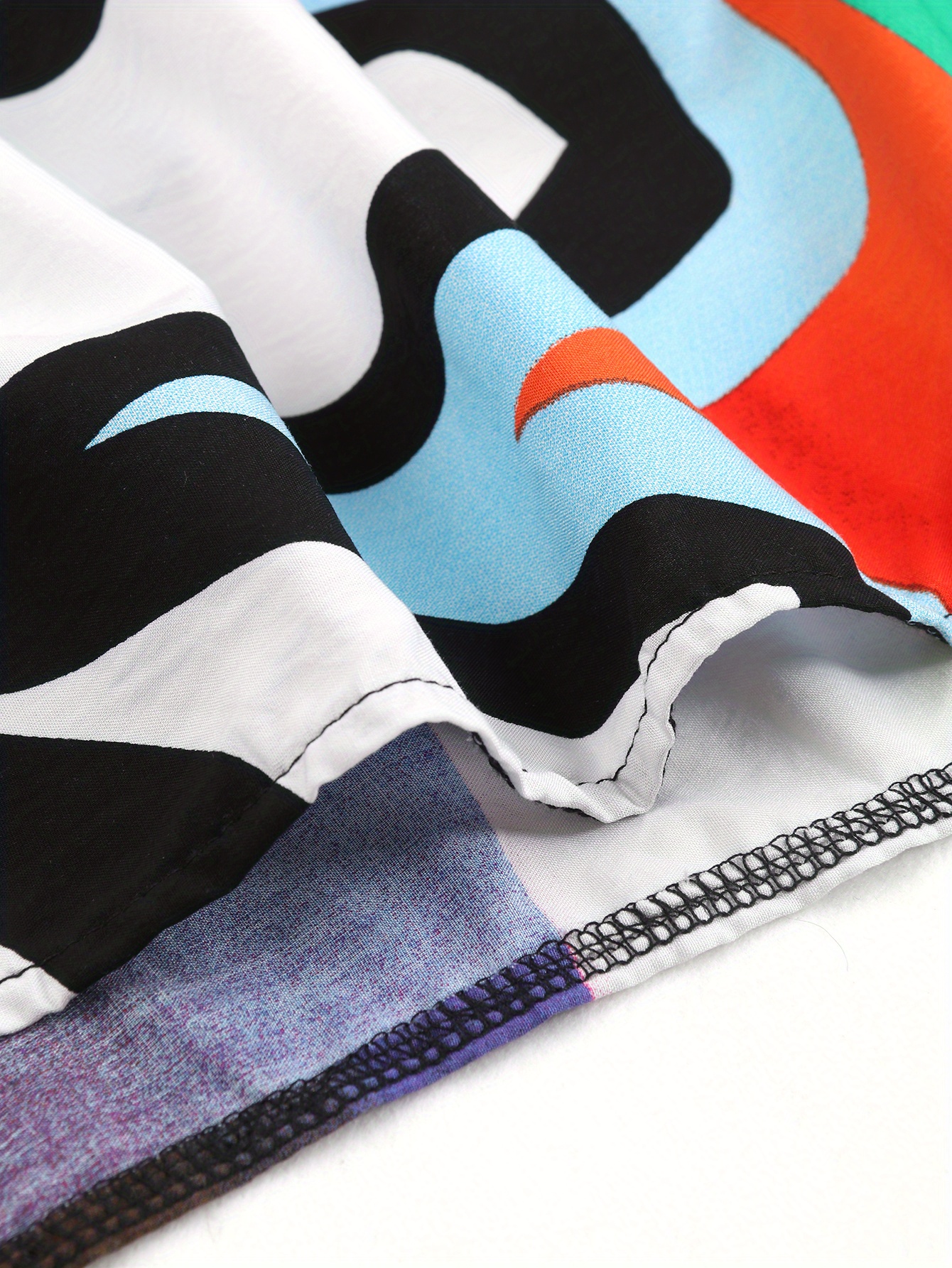 Tie Dye Batwing Sleeve Oversized Dress Vacation V Neck Loose Temu