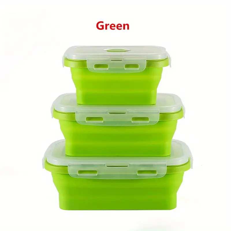 Collapsible Silicone Food Containers Bpa Free Microwave - Temu