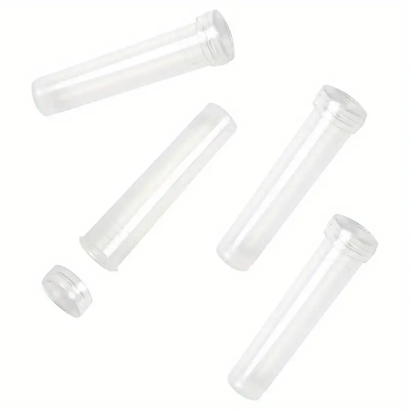 GANAZONO 150 Pcs Flower Preservation Tube Floral Water Tube Cap Cut Orchid  Tubes Bouquet Water Tube Floral Clear Floral Tube Water Vials for Flowers