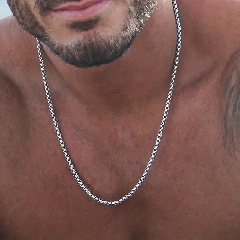 Image of Men's And Women' Necklaces With Street Fashion Hip Hop Jewelry Accessories 18-30 Inches