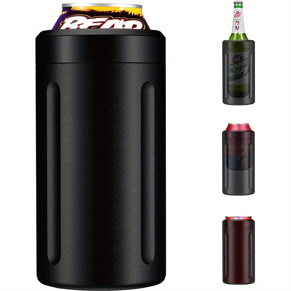 Keep Your Drinks Cold All Day With This Stainless Steel Vacuum Insulated  Can And Bottle Cooler! For Restaurant Kitchen - Temu