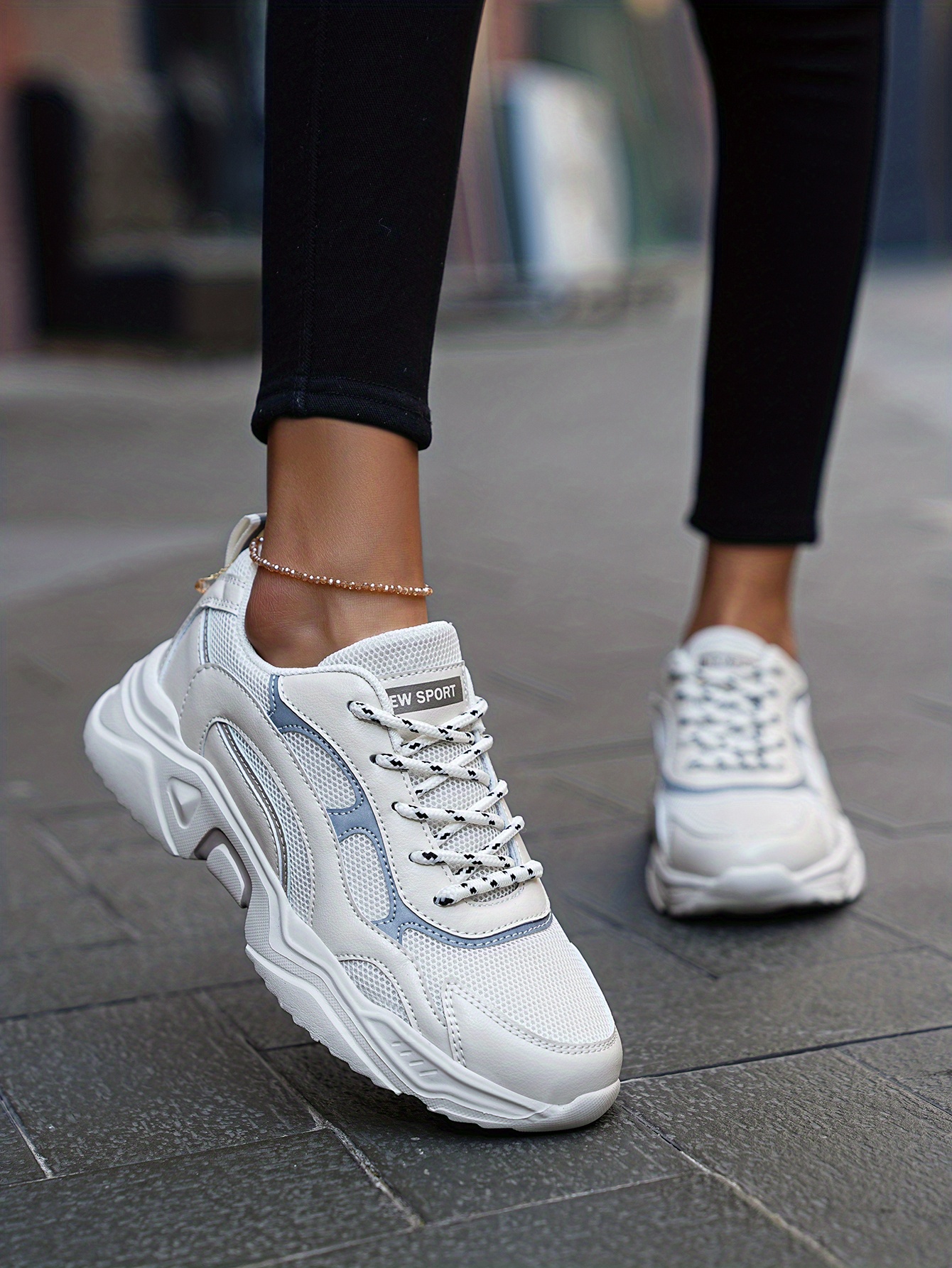 Fiyah chunky trainer white sale