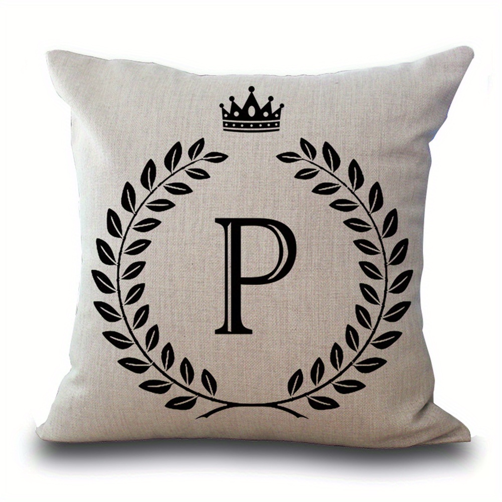 Vintage Monogram Pillow Case