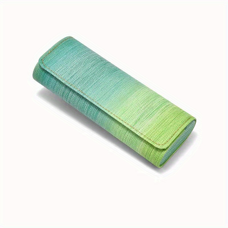 1pc Glasses Case Car Portable Large Capacity Anti-drop Glasses Glasses Gradient Color Storage Glasses Box