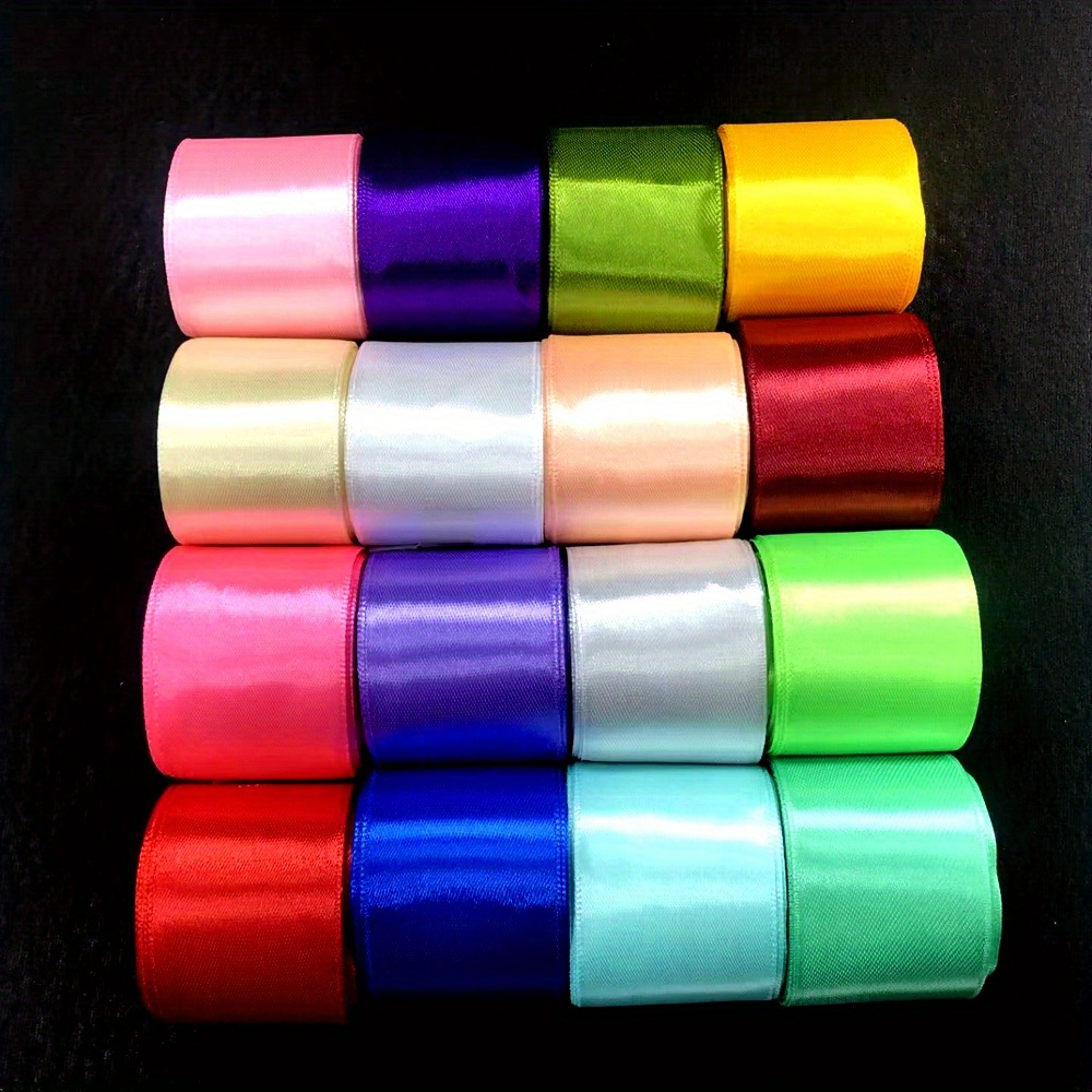 5 Size/wrapped Satin Ribbon Handmade Diy Sewing Supplies - Temu