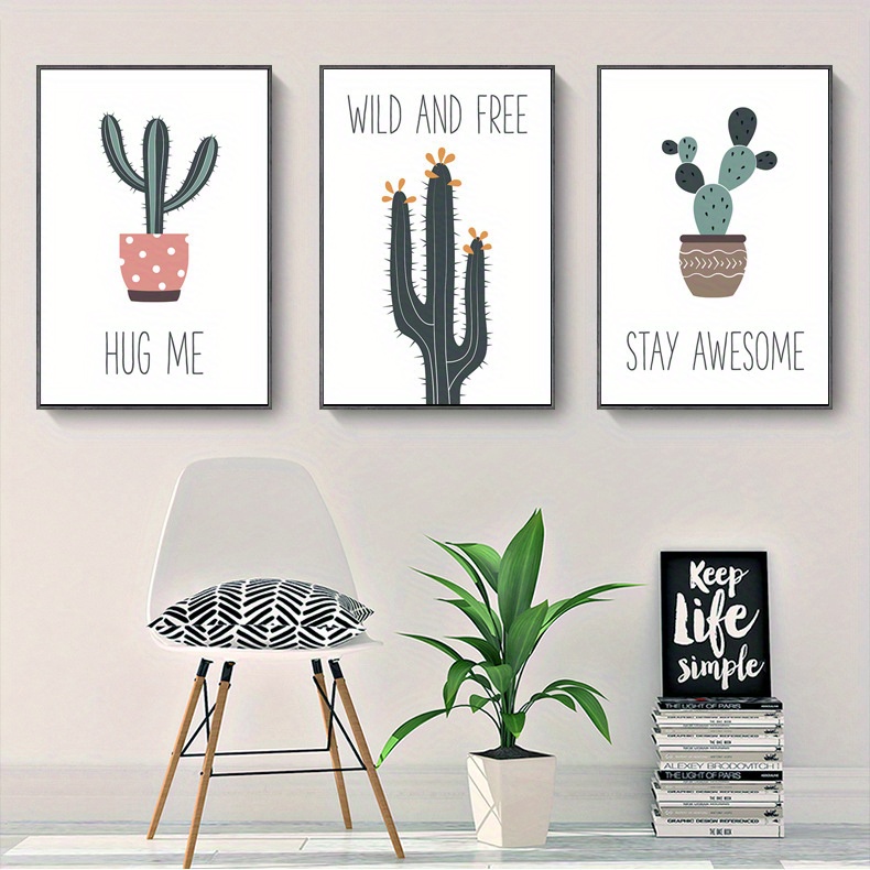 Poster Decorativo Infantil Cactos Cantores N015255