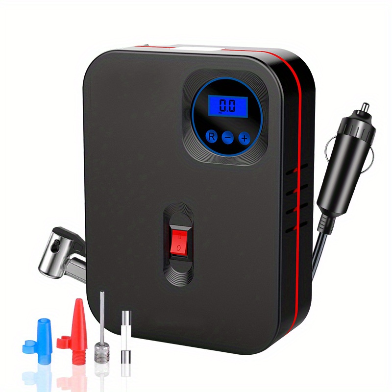 Car Jump Starter with Air Compressor, wireless Tire Inflator with Digital  Screen Pressure Gauge 12V Auto Battery Booster