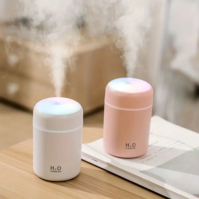 1pc colorful 220ml cool mist humidifier essential oil diffuser for room office desktop home car air fresheners and back to school supplies details 7