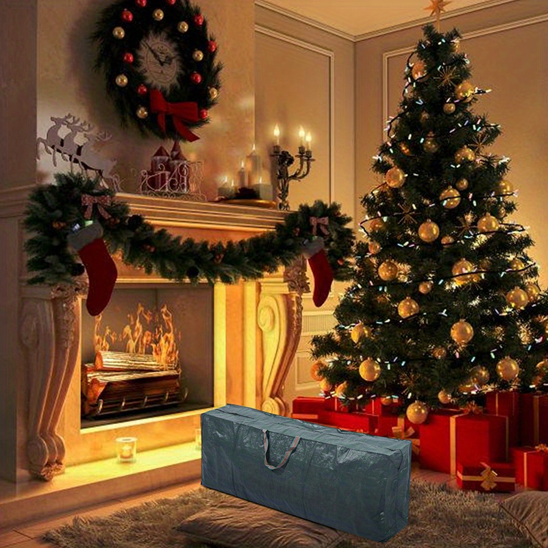 Sac de rangement pour sapin de Noël en couleur noire TRIUMPH TREE, L119 cm