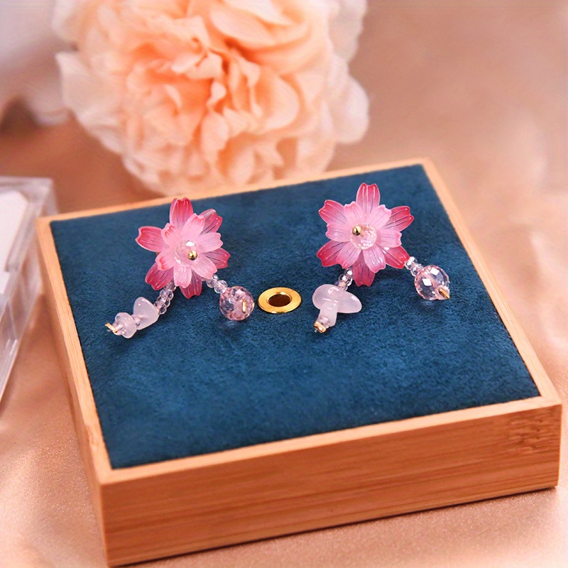 Cherry Blossom Accessories, Cherry Earrings Kawaii