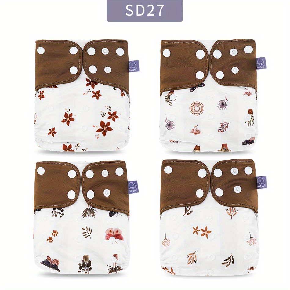 4pcs Reusable Waterproof Baby Cloth Diaper - Baby & Maternity - Temu