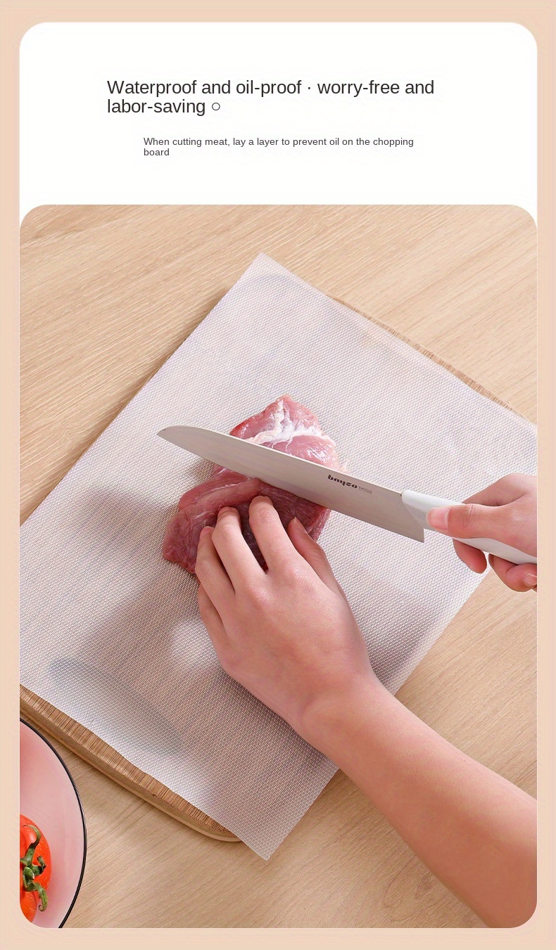 Durable Disposable Plastic Cutting Board Mats For Kitchen - Temu