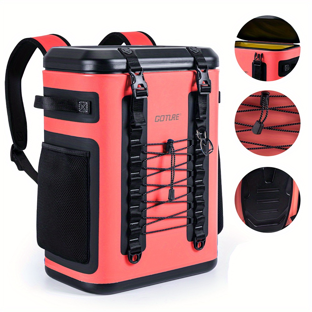 Portable Backpack Cooler Insulated Women Men Waterproof Leak - Temu Canada