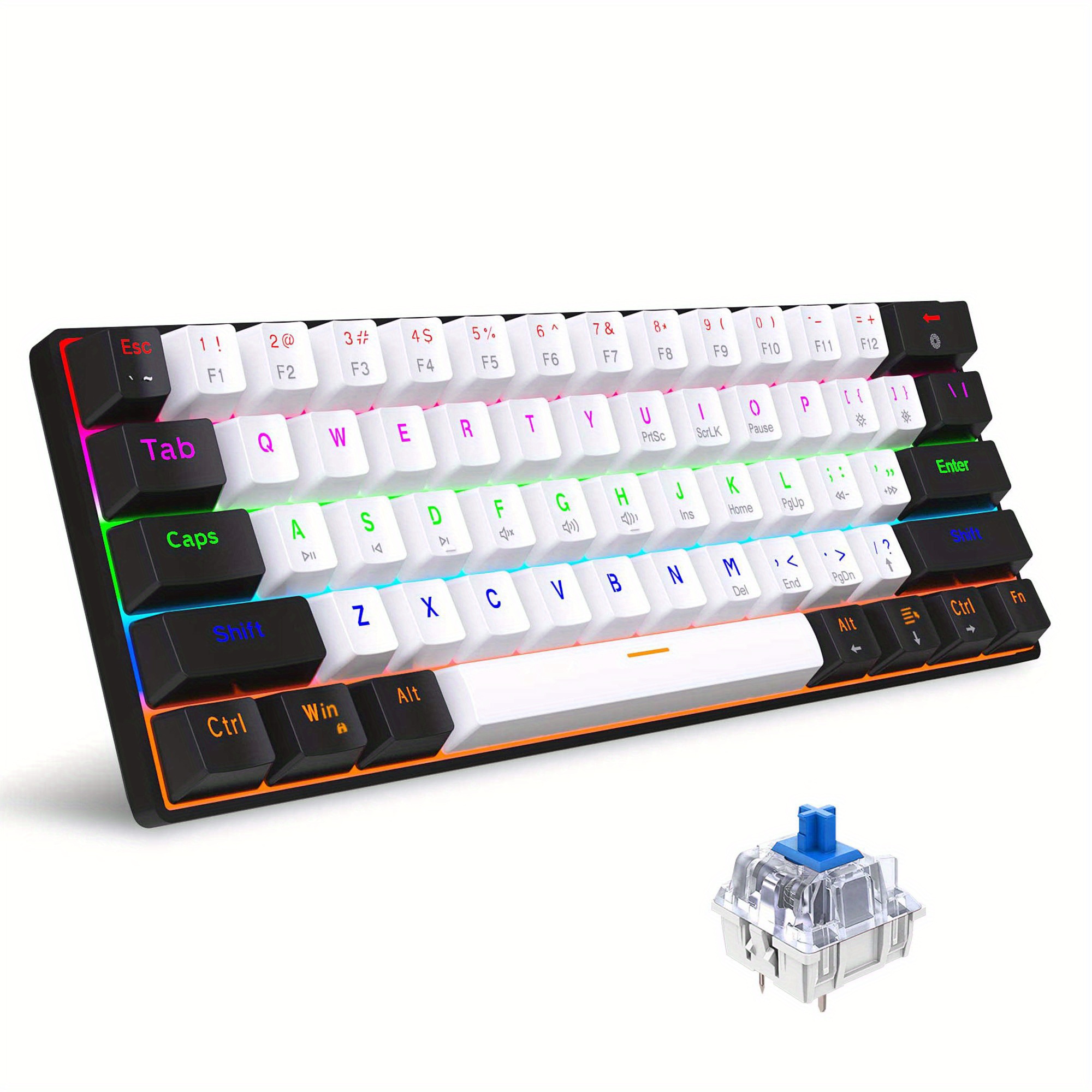 Kraken Pro 60 - BRED Edition 60% Mechanical Keyboard