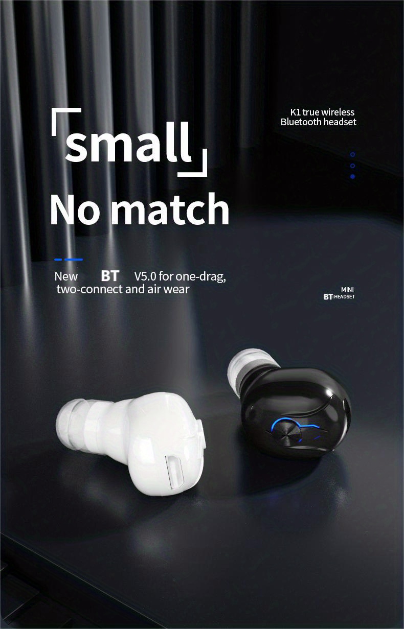 Mini Bt/5.0 Wireless Headphones High definition Good Sound Temu Australia