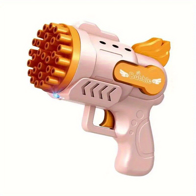 Gatling Gun Angel Bubble Gun Rocket Launcher Bubble Machine Children's  Blowing Bubble Toy - Temu