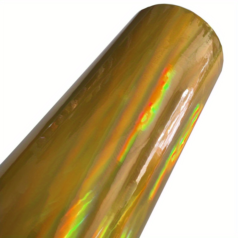 ASENDIWAY Lámina adhesiva holográfica de vinilo cromado para automóvil,  diseño de arco iris, brillante, sin burbujas de aire, vinilo para bricolaje