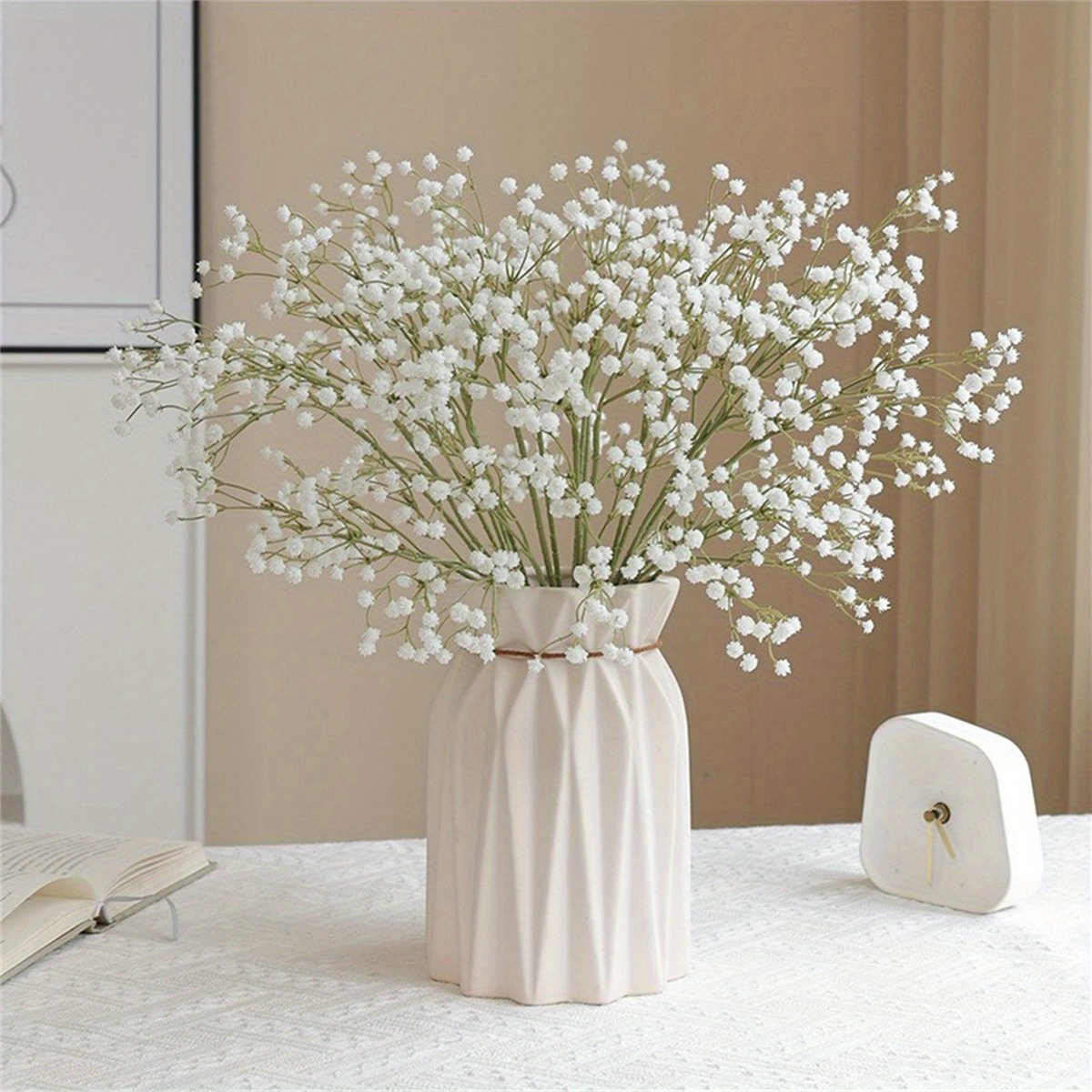 2 Piezas Gypsophila Paniculata Artificial De Color Champán, Con Ramas  Múltiples, Flores Realistas, Aptas Para Bodas, Hogares, Ramo De Mano,  Fotografías, Accesorios O Decoración, Moda de Mujer