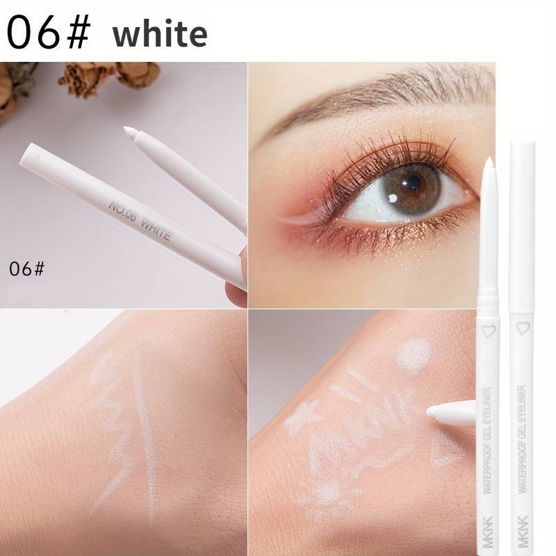 Waterproof Red Brown Eyeliner Pen Matte Long Lasting Makeup