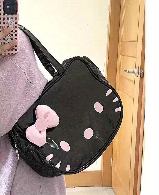 Hello Kitty Bag New Vintage Brown Women's Bag Cartoon Printed Luxury  Handbag Pillow Bags Korean Versatile Fashion Y2k 2023 - Temu Australia