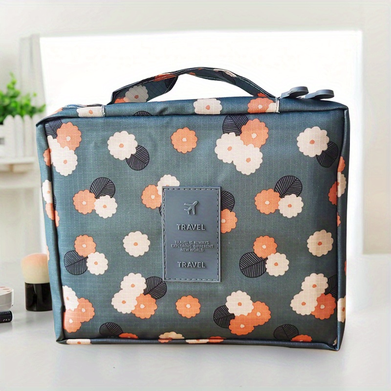 Waterproof Toiletry Bag Women Travel Makeup Case Cosmetic - Temu